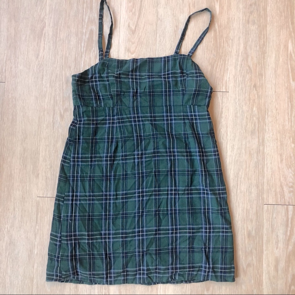 Plaid Mini Dress Urban Outfitters
